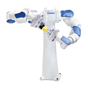 Ideale robot voor in kleinere werkruimtes en voor het verplaatsen van onderdelen, montage, machinebelading verpakking en andere handling taken