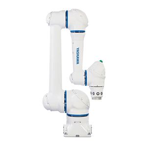 Yaskawa motoman HC10DTP serie als samenwerkende robot met mens en robot. Veilige werksituaties