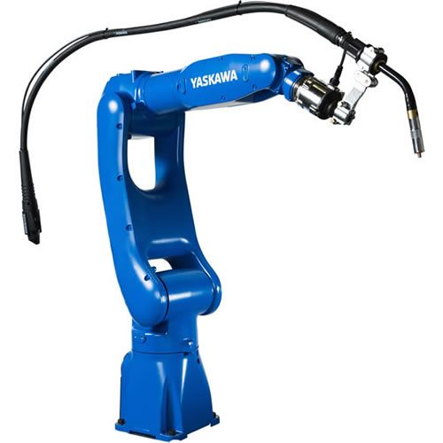 De robot van het merk Yaskawa dat zeer geschikt is voor snijtoepassingen en oplossingen