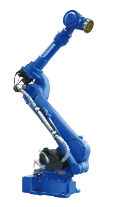 De robotcel bestaat uit een 6-assige Yaskawa GP225 robot, met een payload van 225 kg. Er kwam maatwerk bij kijken.