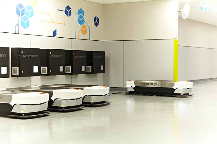 Mobiele robots voor 
toepassingen in ziekenhuizen