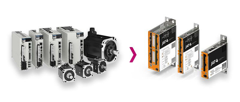 Wat zijn de verschillen in servomotoren en servopacks van jat, jenaer en yaskawa de sigma x