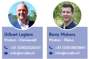 Neem contact op met de sales engineers van MCA: Gilbert, Jurrien, Nathan en Remy