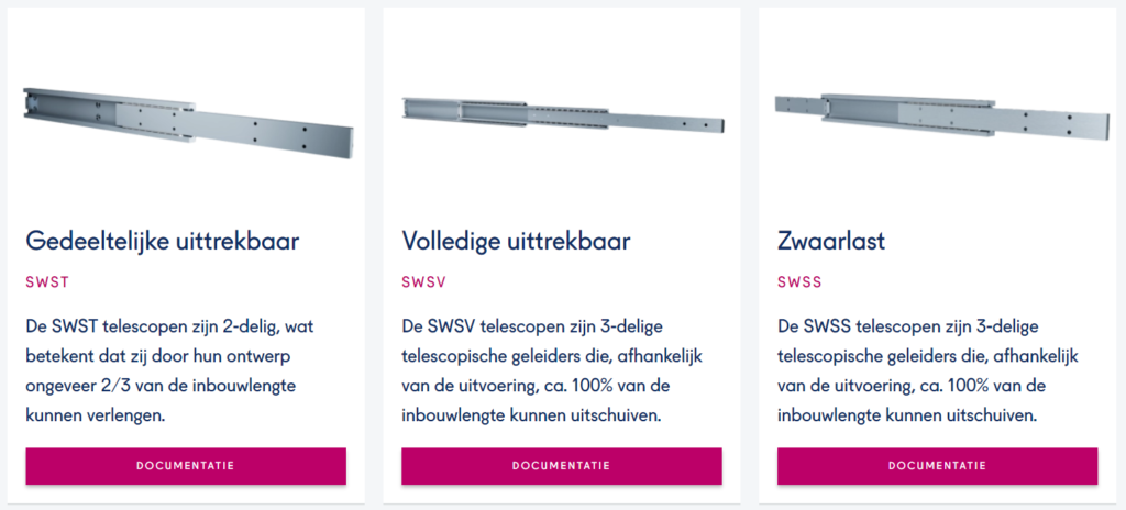 Telescoopgeleidingen, voor zware belasting de perfecte oplossing engineers