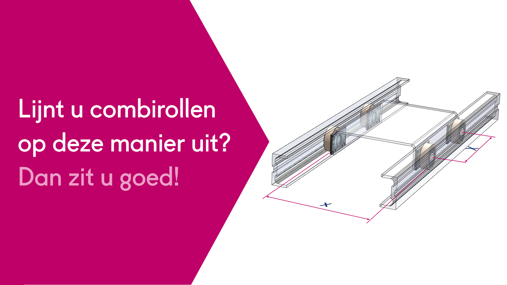 Als de combirol en het profiel geselecteerd zijn op basis van belasting, is het juist opstellen van de combirollen en profielen de volgende stap.
