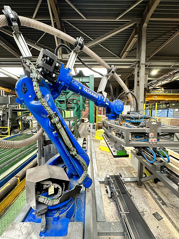 Robot project met een bijzondere robot, bij Tata Steel Maastricht.