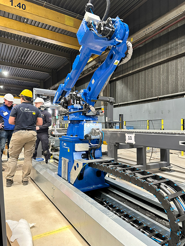 Robot project met een bijzondere robot, bij Tata Steel Maastricht.