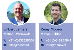 Neem contact op met de sales engineers van MCA: Gilbert, Jurrien, Nathan en Remy