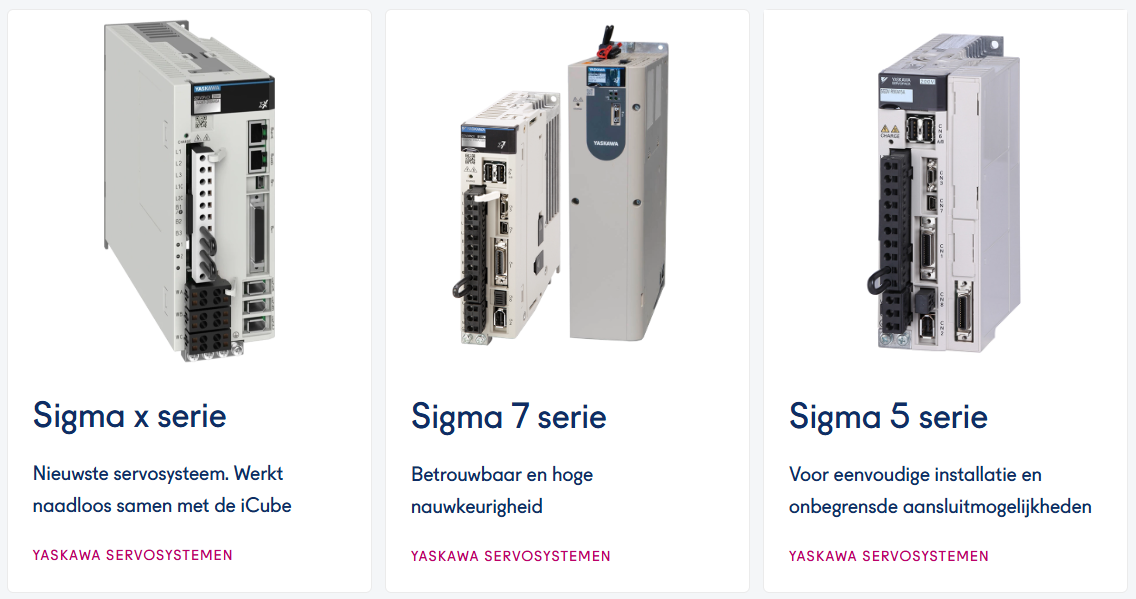 Resultaat inzetten Yaskawa Sigma servo
Het resultaat is dan minder foutmeldingen, soepeler en voorspelbaarder gedrag en een langere levensduur van motor en mechanica.
